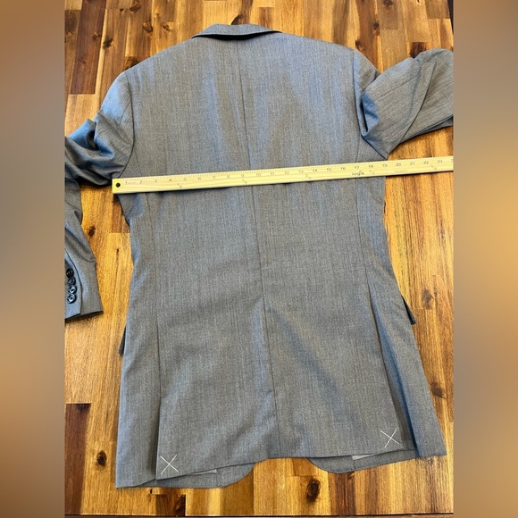 J. Crew Ludlow Slim-fit Suit Jacket Double Vent Loro Piana Wool Charcoal 36R NEW - Picture 15 of 15